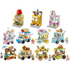 LELE BROTHER Children Assembling Mini City Street Scene Building Blocks, Style: 8613-2 Octopus Dumpling Car