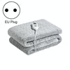 100W  Flannel Electric Heating Blanket With Thermostat Timer Switch,Style: 6th Gear EU Plug