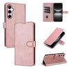 For Samsung Galaxy A56 5G AZNS Skin Feel Calf Texture Flip Leather Phone Case(Rose Gold)