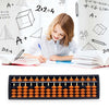 Plastic Abacus 15 Digits Arithmetic Tool Math Learn Aid Calculating Toys Gifts for Kids