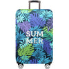Thickened Wear-resistant Stretch Elastic Luggage Dust Cover, Size: L(Tropical Palm)