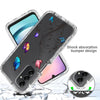For Samsung Galaxy A24 5G / 4G Transparent Painted Phone Case(Tree Butterflies)