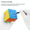 Moyu Mr. M Series Magnetic Cube Twisty Puzzle Toy Four Layers Cube Puzzle Toys (Black)