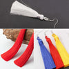 3 Pairs Women Boho Fashion Long Tassel Earrings(Blue)