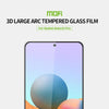 For Xiaomi Redmi Note 10 Pro / Note 10 Pro Max MOFI 9H 3D Explosion-proof Curved Screen Tempered Glass Film(Black)