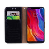 Business Style Oil Wax Texture Horizontal Flip Leather Case for Xiaomi Mi 8, with Holder & Card Slots & Wallet (Black)