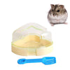 Hamster Bath Tub, Small Pet Bathing Basin, Star Shape, Detachable, Random Colour
