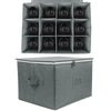 Collapsible Goblet Storage Box With Lid
