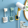 Hands Free Fixed Air Duct Wall Mount Hair Dryer Bracket(Yellow And Blue)