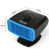 12V Multifunctional Heater For Car 360 Degree Rotating Car Heater, Style:Clip Model