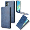 For Samsung Galaxy A16 Magnetic Vertical Flip Leather Phone Case(Blue)