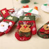 Christmas Decorations Restaurant Decorations Gift Bag Knife and Fork Set Gloves Style(Snowman)