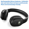 A8 Charging Version Portable Digital Display FM Headphone(White)