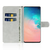 For Samsung Galaxy S10 Glitter Powder Horizontal Flip Leather Case with Card Slots & Holder & Lanyard(Silver)