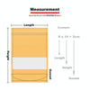 50 PCS Zipper Self Sealing Kraft Paper Bag with Window Stand Up for Gifts/Food/Candy/Tea/Party/Wedding Gifts, Bag Size:12x20+4cm(Transparent)
