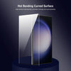 For Samsung Galaxy S22 Ultra 5G ENKAY Easy Install Hot Bending Side Glue Tempered Glass Film
