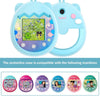 For Tamagotchi Pix Cartoon Electronic Pet Gaming Machine Silicone Protective Cover, Color: Pink