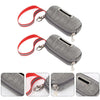 Dog Poop Bag Dispenser, Linen, Grey, Reflective, 10x5.5cm