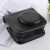 Retro Style Full Body Camera PU Leather Case Bag with Strap for FUJIFILM instax mini 9 / mini 8+ / mini 8(Black)