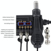 Hot Air Desoldering Station Dual Digital Display Two In One Temperature Control Electric Soldering Iron Soldering Station, EU Plug