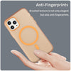 For iPhone 11 Pro MagSafe Frosted Translucent TPU + PC Full Coverage Phone Case(Orange)