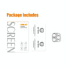 For iPhone 15 Pro / 15 Pro Max ENKAY Aluminium Alloy Tempered Glass Lens Cover Film(Silver)