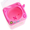 Mini Electric Washing Machine Pretend Play Children Furniture Toys(Pink)