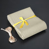Car Genuine Leather Hand-stitched Adaptation Steering Wheel Cover, For Steering Wheel Size 37-38cm(Beige)