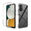 For Samsung Galaxy A34 5G Shockproof Clear Gradient PC + TPU Phone Case(Transparent)