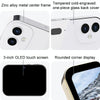 D6 CCD HD Digital Camera Movie Music Smart Camera Touch Screen Student Card Video Recorder, Excluding Memory(Black)