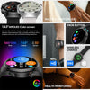 MT26 Smart Watch 1.43 inch AMOLED Bracelet, Support Bluetooth Call / Blood Pressure / Blood Oxygen / Heart Rate(Black)