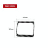 Car Carbon Fiber TRC Switch Decorative Sticker for Lexus IS250 300 350C 2006-2012, Left and Right Drive Universal