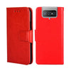 For Asus Zenfone 8 Flip Crystal Texture Leather Phone Case(Red)