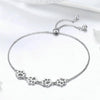 Cute Pet Claw Mark Bracelet S925 Sterling Silver Animal Drip Bracelet