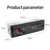 A3032 Car Bluetooth MP3 Player ISO Interface EQ Sound Effect Fast Charge Colorful Button Radio(Black)