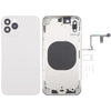 iPhone XS Back Cover, iP15 Pro Style (White)