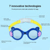 JIEHU JH8560 Children Waterproof and Anti-fog Cartoon Cat Shape Swimming Goggles(Purple)