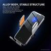 C9 Car Wireless Charger Phone Holder Infrared Auto-Clamping Metal Phone Mount Car Charger(Gray)