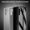 For Huawei P30 Pro Texture Gradient Glass Protective Case(Black)