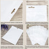 100 PCS 22cm x 30cm Hang Hole Clear Front White Pearl Jewelry Zip Lock Packaging Bag, Custom Printing and Size are welcome