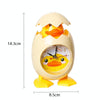 RP001 Cartoon Chicken Eggshell Chicks Alarm Clock Student Gift Children Bedroom Ornaments(White)