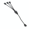 5V 3-Pin Aura RGB Motherboard Splitter Cable (Black, 30cm)