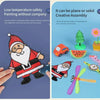 USB Charging Low-Temperature Wireless Graffiti Printing Pen Set Children DIY 3D Painting Pen(Light Blue)