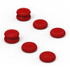 Skull&Co Pro / PS4 Gamepad Rocker Cap Button Cover Thumb Grip Set for Nintendo Switch / Switch Lite / JOYCON(Red)
