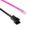 Waterproof Round Flexible Car Strip Light with Driver for Car Decoration, Length: 5m(Purple)