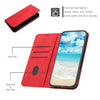 For Samsung Galaxy A36 5G Diamond Splicing Skin Feel Magnetic Leather Phone Case(Red)