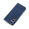 For Samsung Galaxy A56 5G AZNS Magnetic Calf Texture Flip Leather Phone Case(Dark Blue)