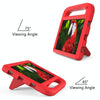 For Huawei MediaPad M6 8.4 Handle Portable EVA Shockproof Anti Falling Protective Case with Triangle Holder(Red)