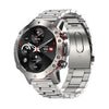 LEMFO ELF3 1.39 inch TFT Round Screen Outdoor Steel Strap Smart Watch Supports Blood Oxygen Monitoring(Silver)