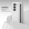 For Samsung Galaxy Z Fold5 Integrated PC + PU Phone Case with Pen / Pen Box(White)